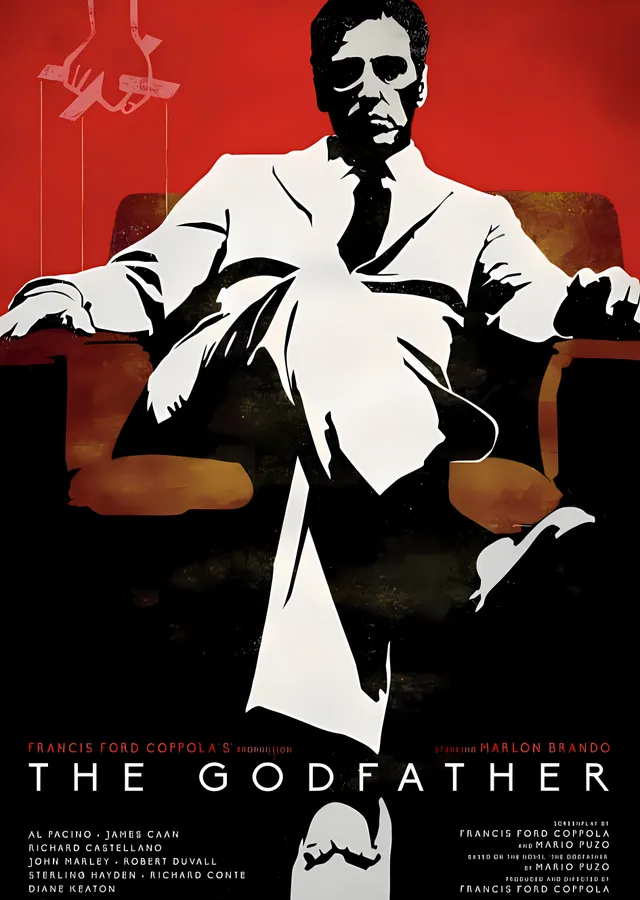 The Godfather: Don Corleone metal tablo