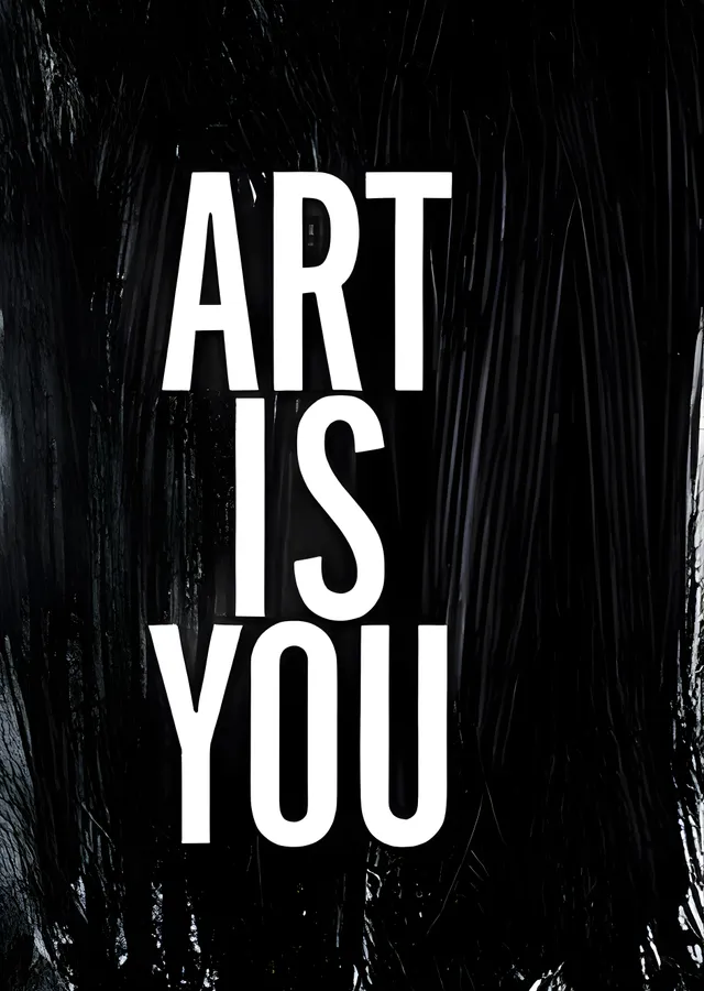 Art Is You metal tablo