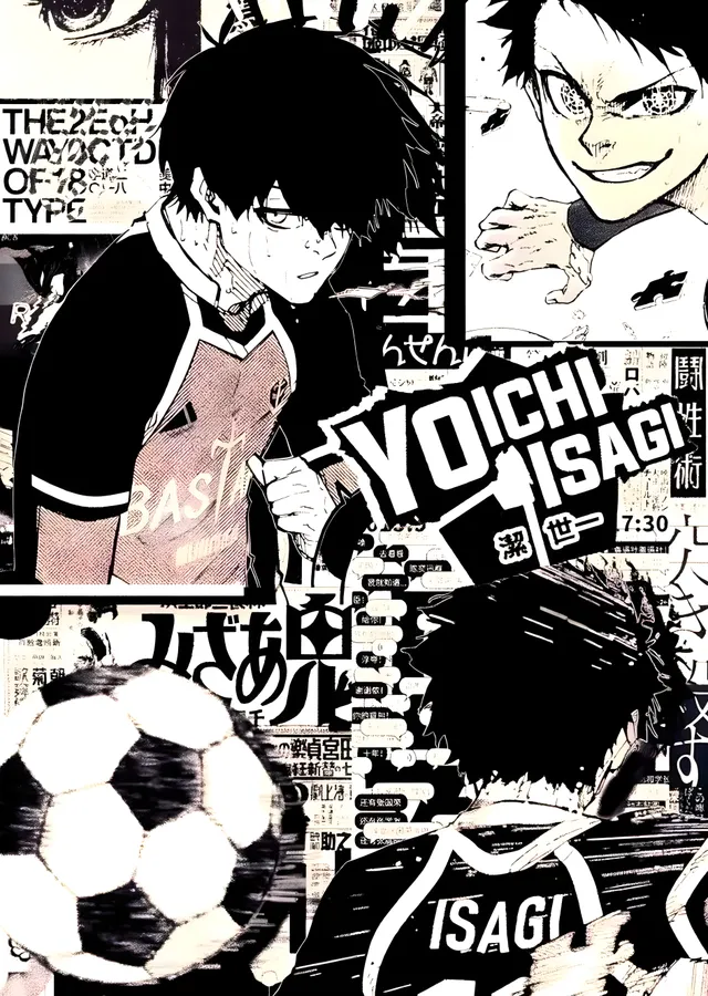 Yoichi Isagi: Blue Lock'un Golcüsü metal tablo