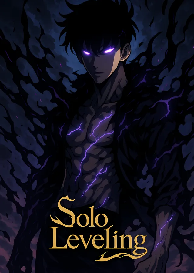 Solo Leveling: Shadow Monarch metal tablo