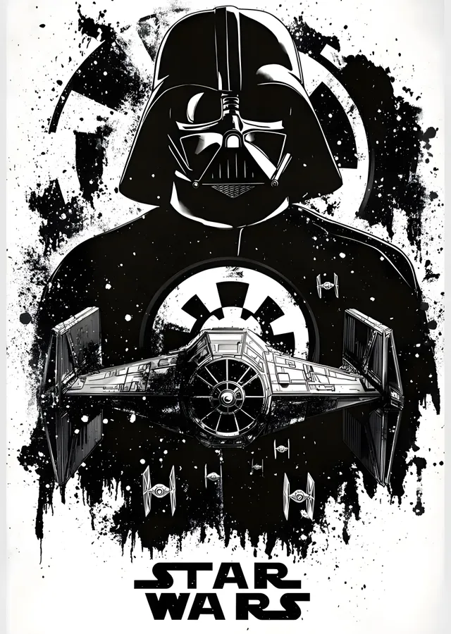 Darth Vader: Star Wars metal tablo