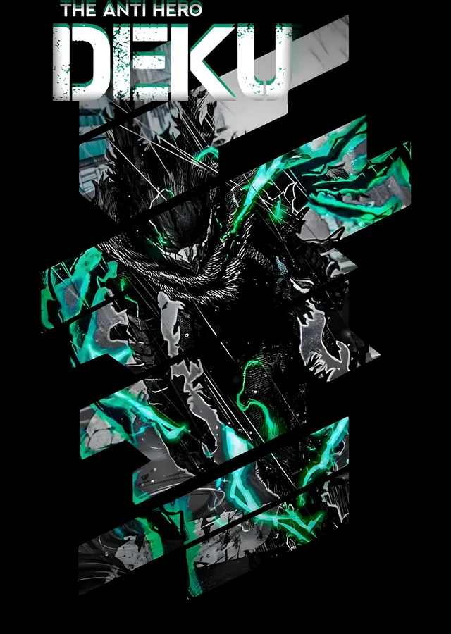 The Anti Hero Deku metal tablo