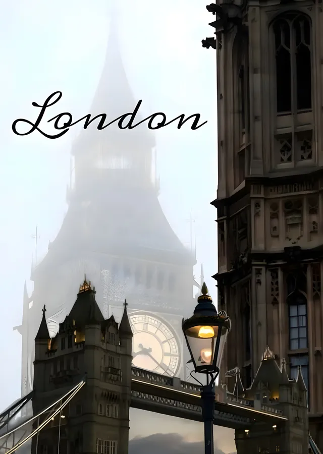 Londra: Tower Bridge Manzarası metal tablo