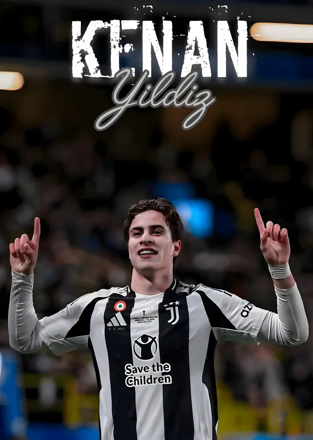 Kenan Yıldız: Juventus'un Yükselen Yıldızı metal tablo