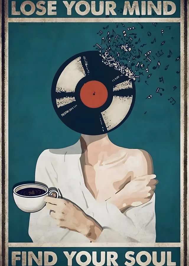 Lose Your Mind, Find Your Soul metal tablo