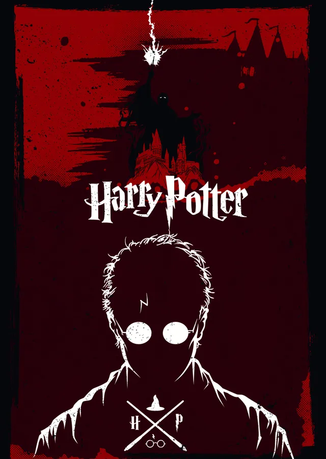 Harry Potter: Karanlık Büyü Dünyası metal tablo