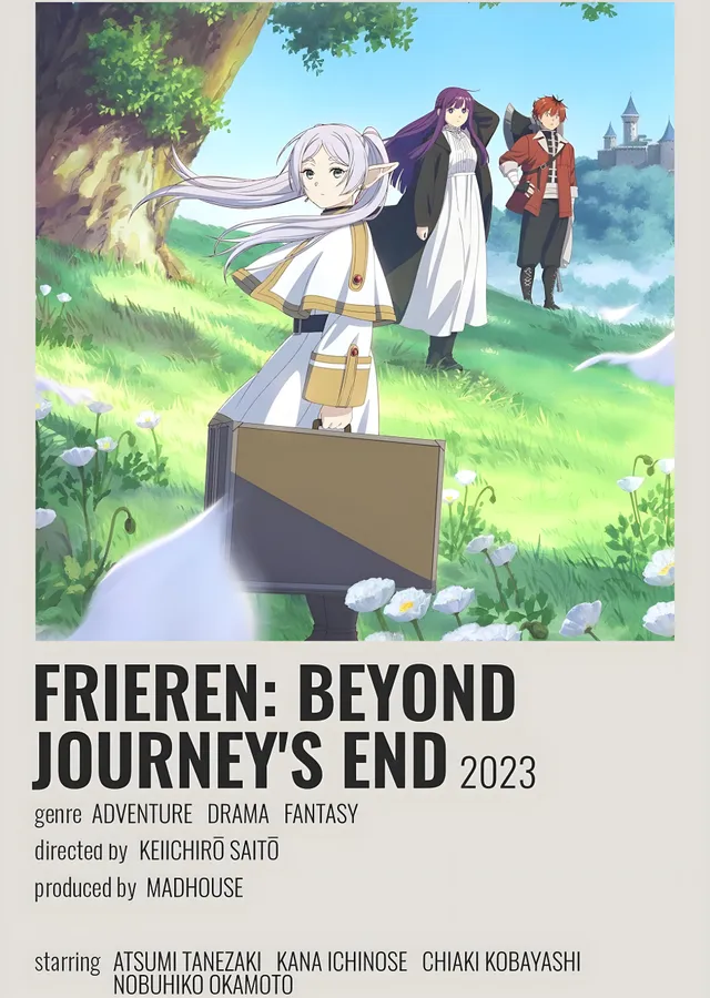 Frieren: Beyond Journey's End 2023 Anime metal tablo