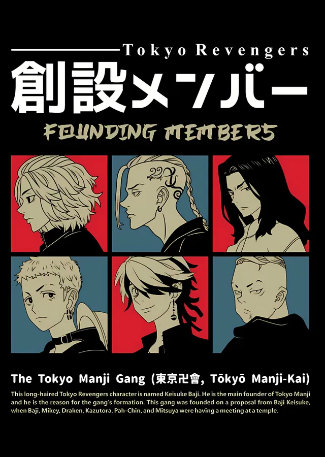 Tokyo Revengers: Founding Members metal tablo