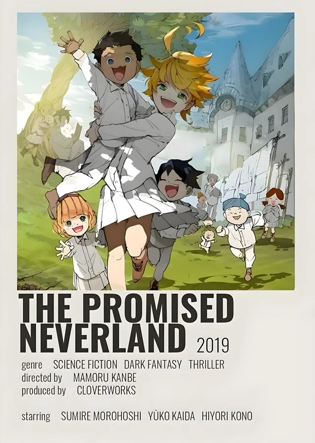 The Promised Neverland: Kaçış Planı metal tablo