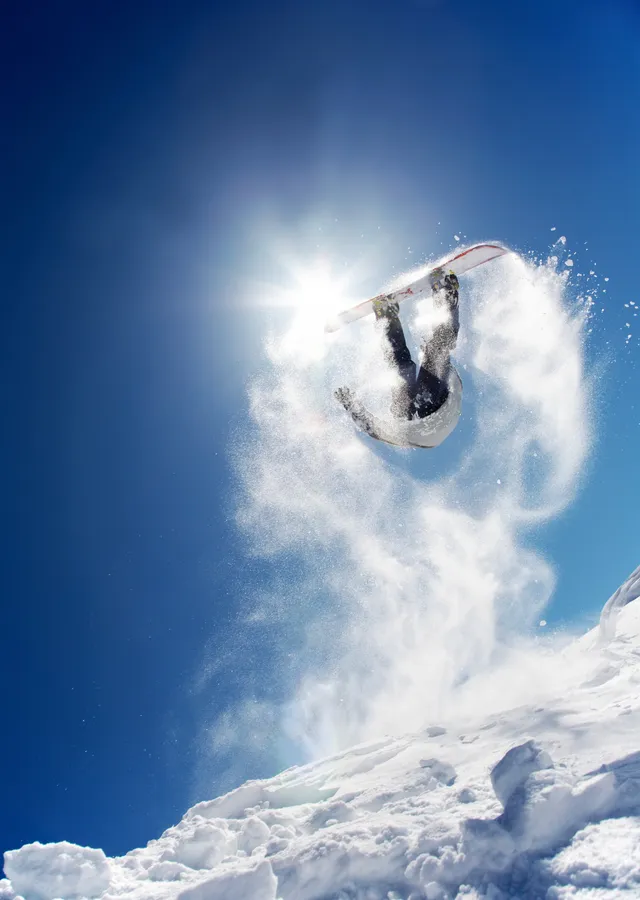 Snowboard Aksiyonu metal tablo
