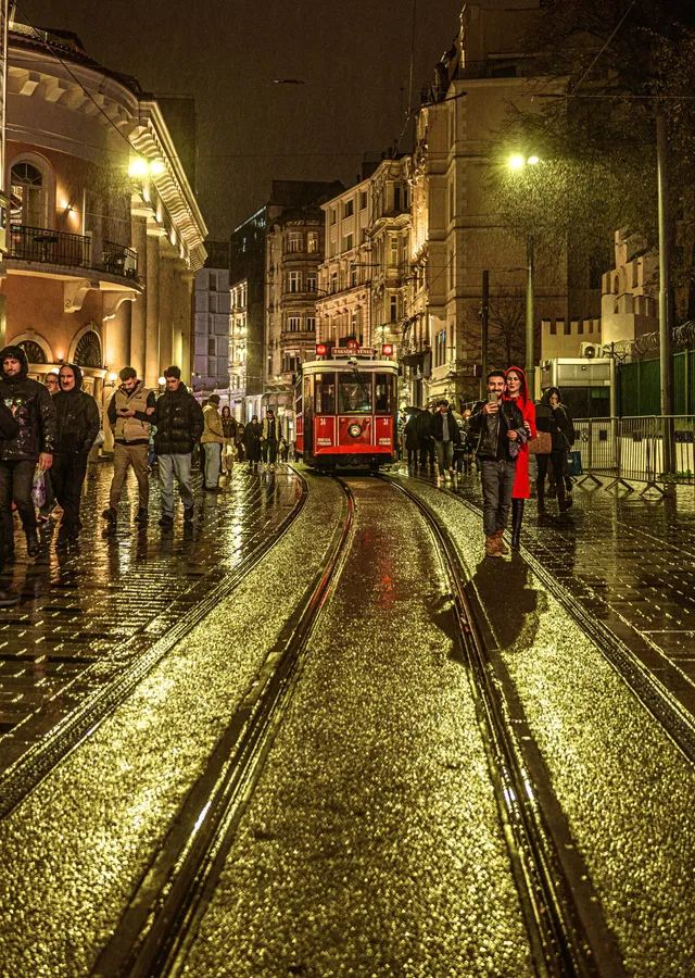 İstiklal Caddesi metal tablo