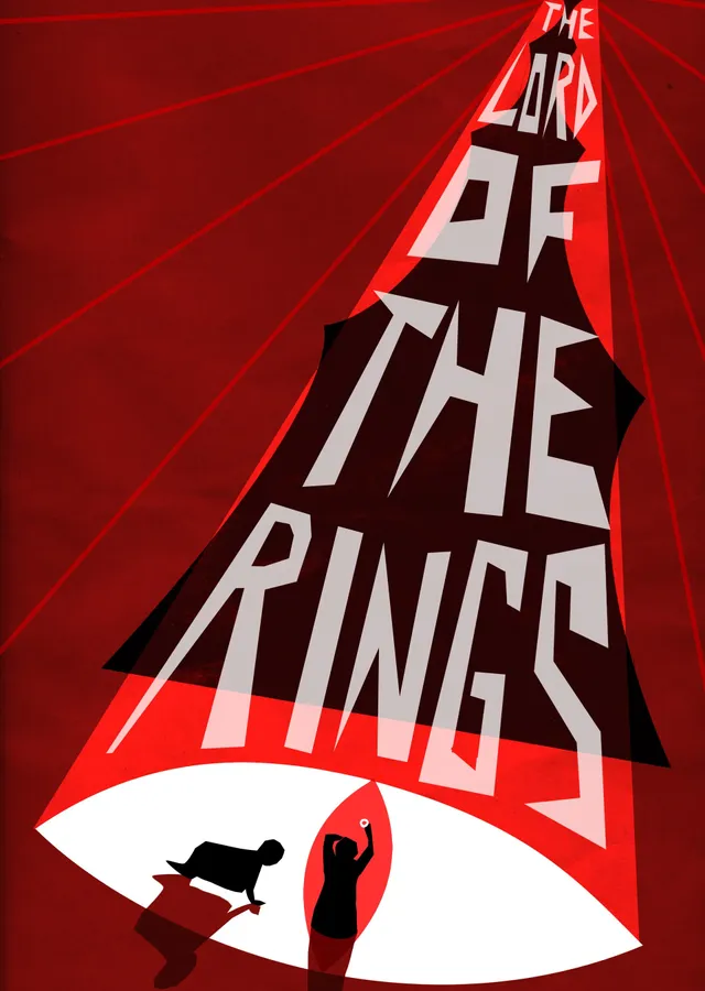 The Lord of the Rings - Yüzüklerin Efendisi (Minimalist) metal tablo