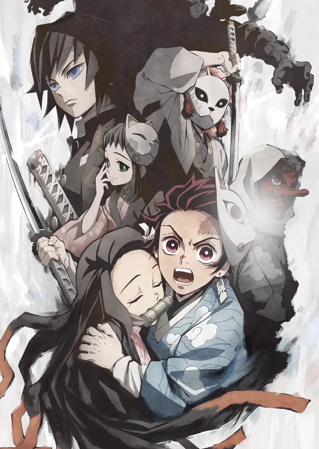 Demon Slayer metal tablo