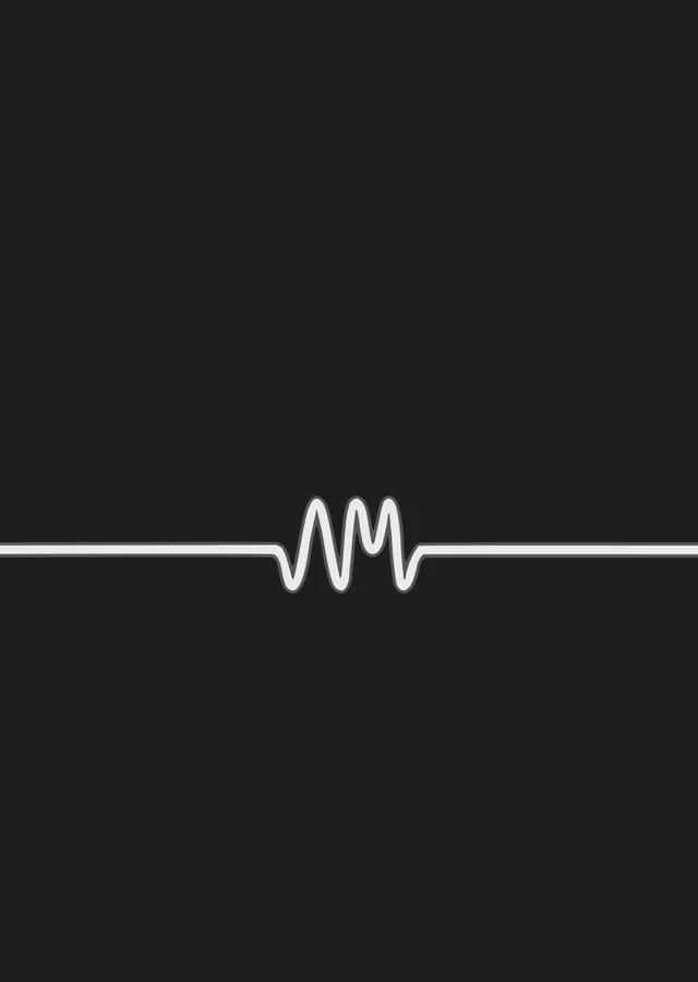 Arctic Monkeys Minimalist metal tablo