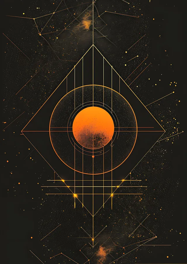Kozmik Göz metal tablo
