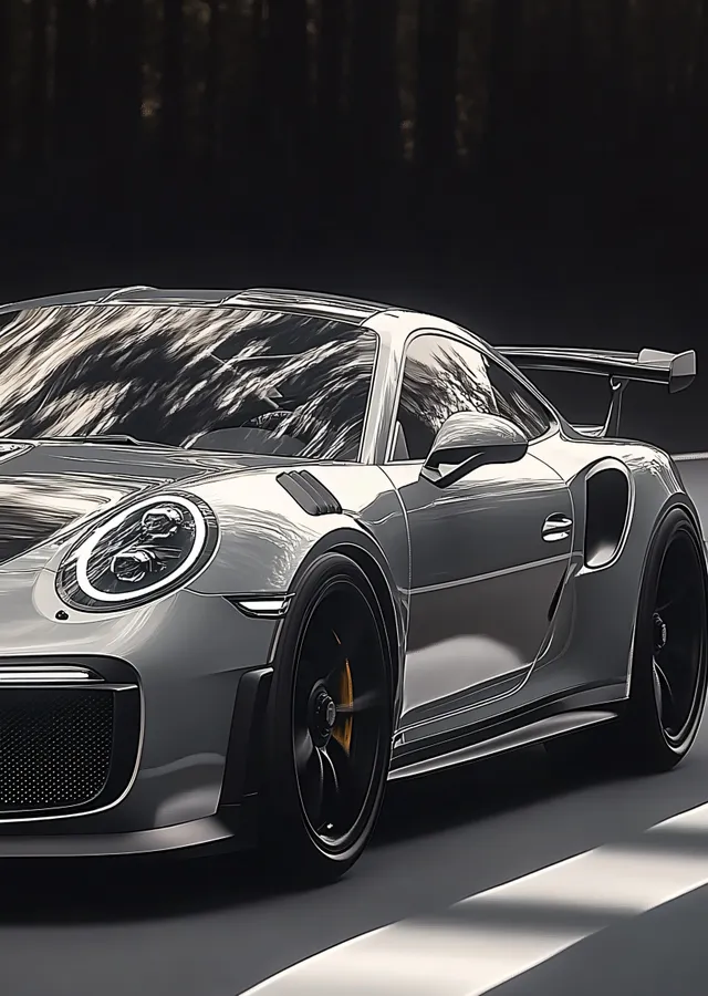 Porsche 911 GT2 RS: Performansın Zirvesi metal tablo