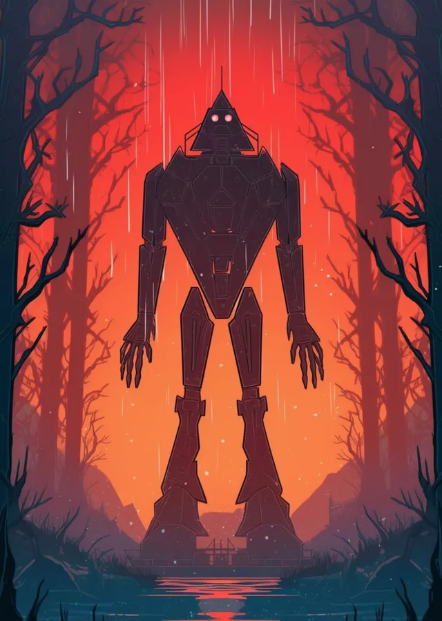 Metal Robot metal tablo