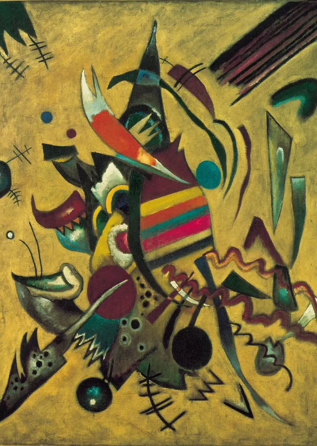 Wassily Kandinsky: Kompozisyon IX metal tablo