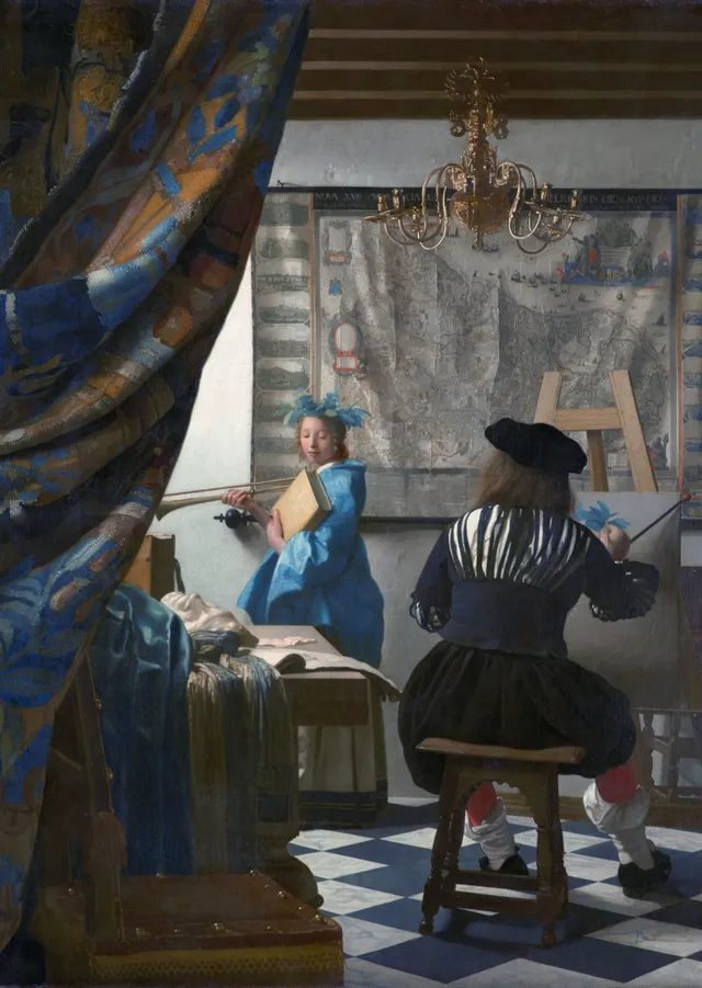 Resim Sanatı - Vermeer metal tablo